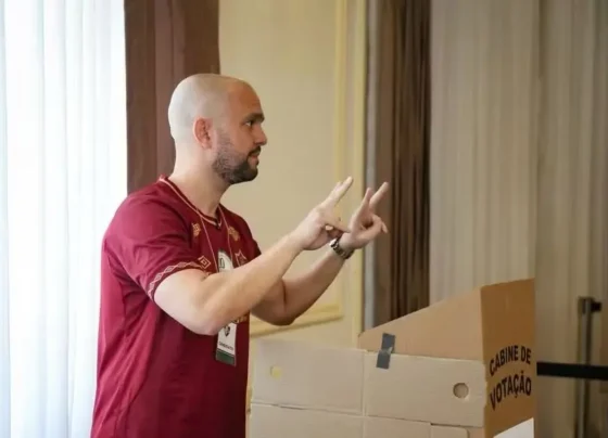 Mattheus Montenegro, candidato da situação à presidência do Fluminense