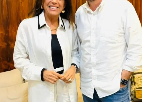 “Em uma visita recente, tive a alegria de reencontrar a Gracinha Caiado, que tem realizado um tr